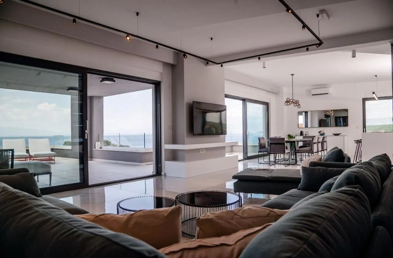 Luxury Penthouse Mia With Panoramic Sea View Apartment Malinska 0*,  Croatia