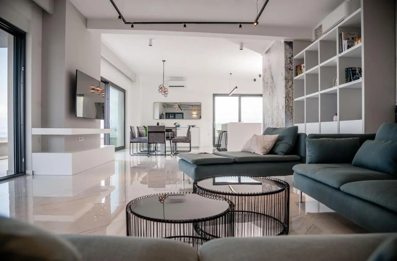 Luxury Penthouse Mia With Panoramic Sea View Apartment Malinska