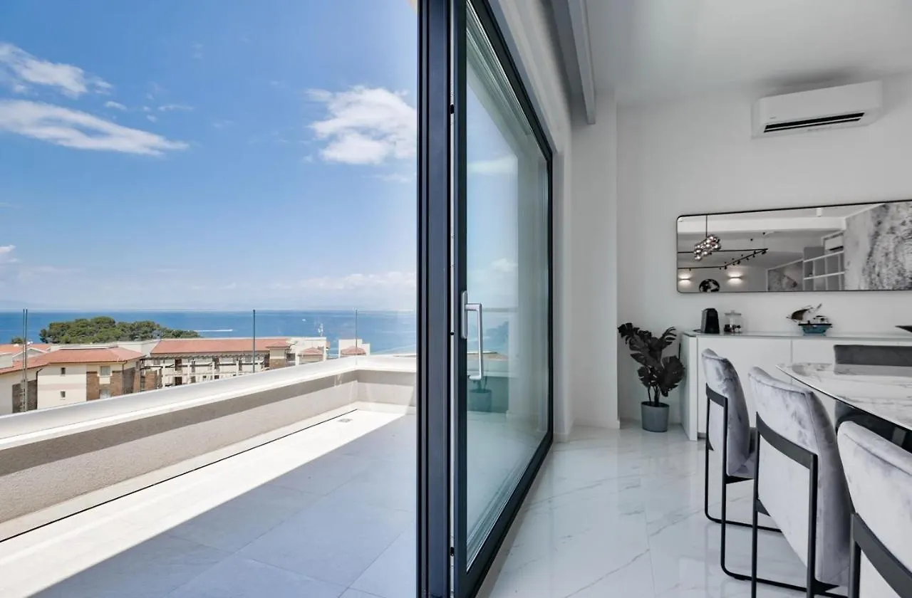 Luxury Penthouse Mia With Panoramic Sea View Apartment Malinska 0*,