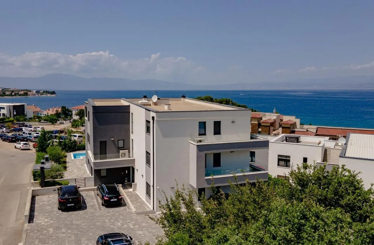 Luxury Penthouse Mia With Panoramic Sea View Apartment Malinska