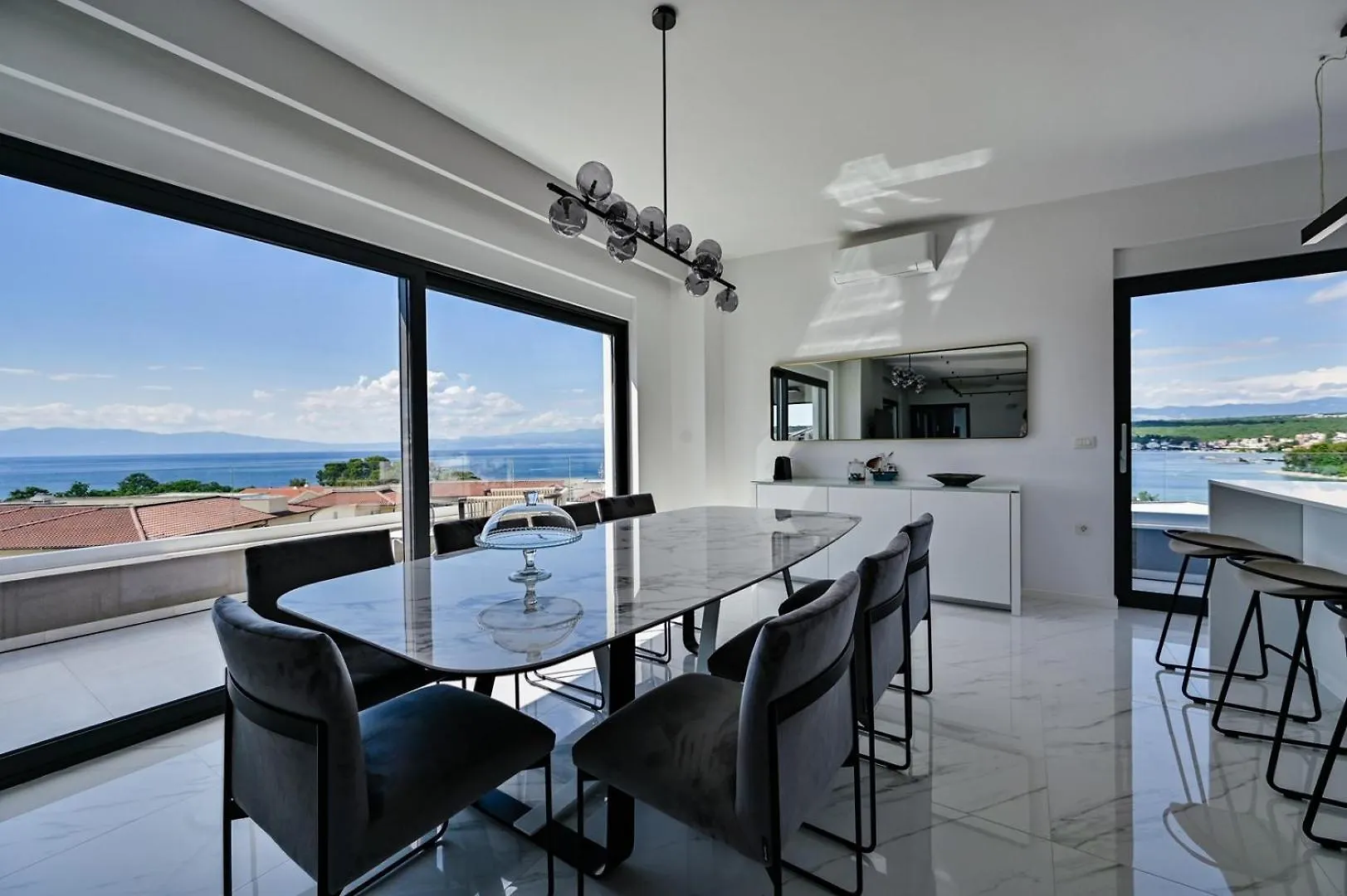 Luxury Penthouse Mia With Panoramic Sea View Apartment Malinska Croatia