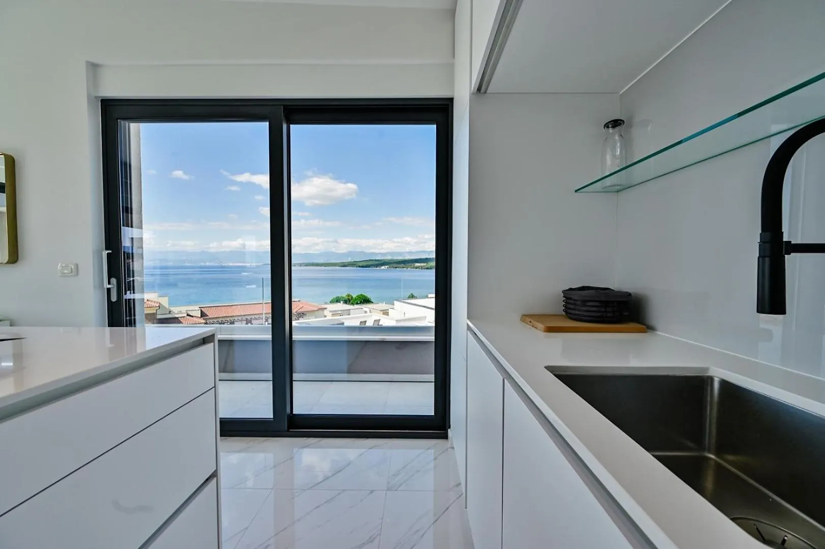 Luxury Penthouse Mia With Panoramic Sea View Apartment Malinska