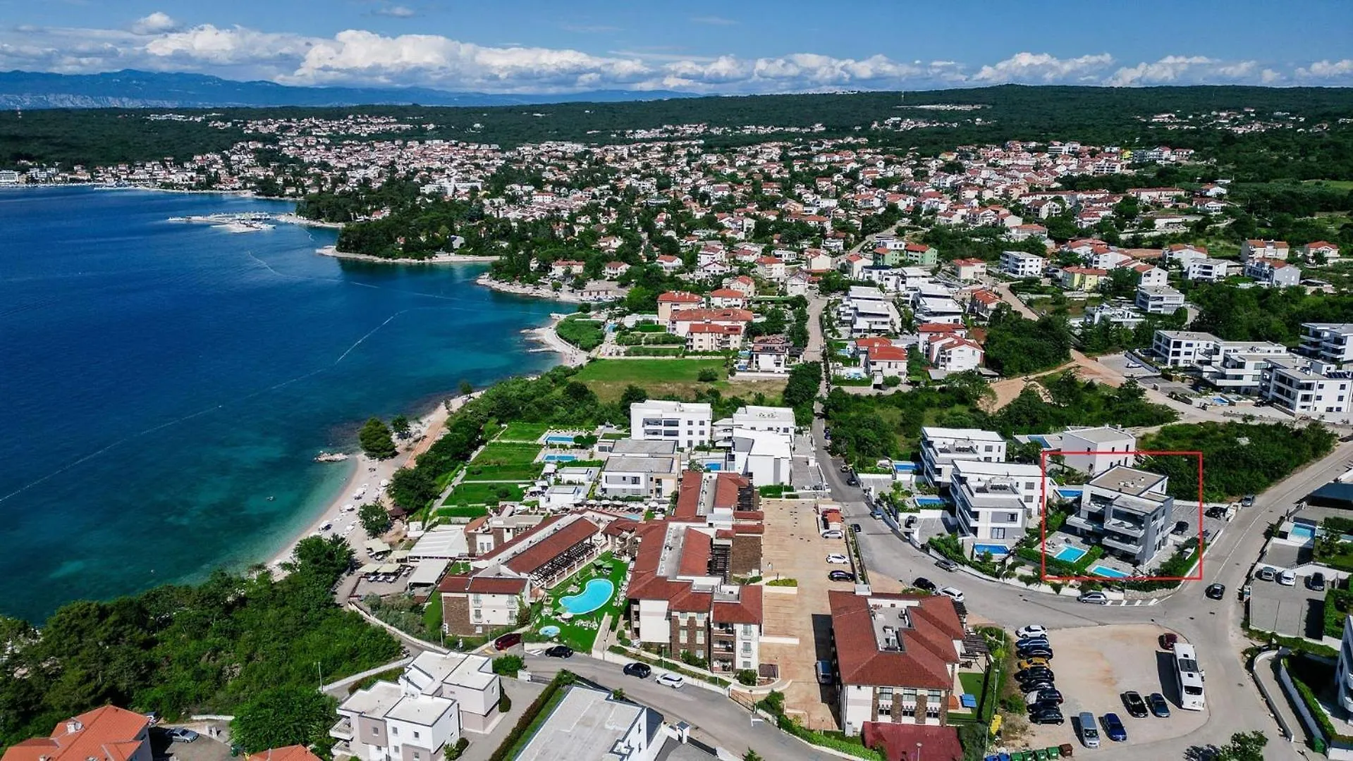Luxury Penthouse Mia With Panoramic Sea View Apartment Malinska